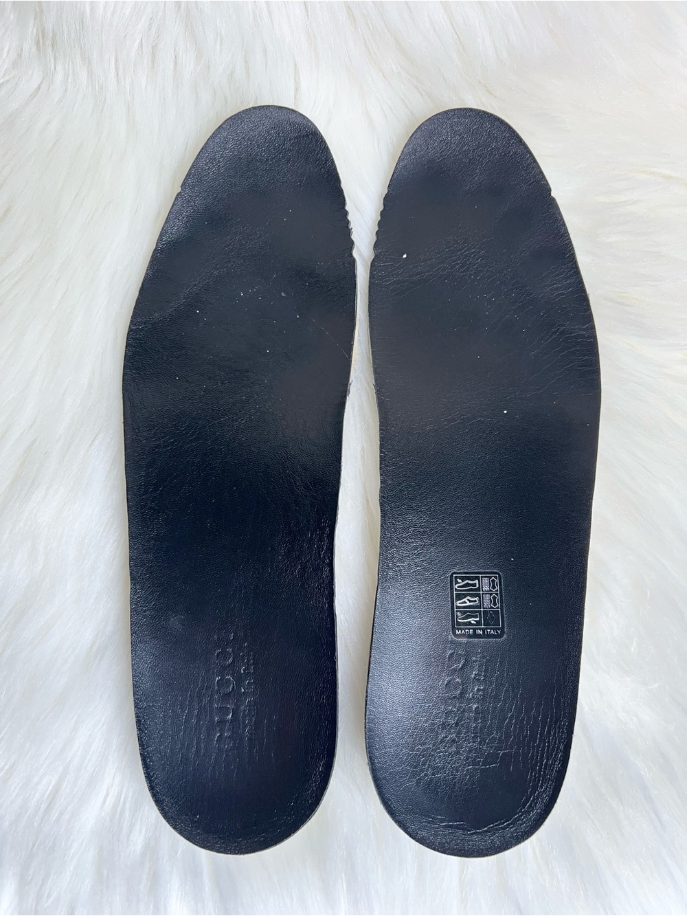 Vintage GUCCI Men's Shoes Sz 9.5 G Black GG Monogram Designer Sneakers Italy - Picture 5 of 17